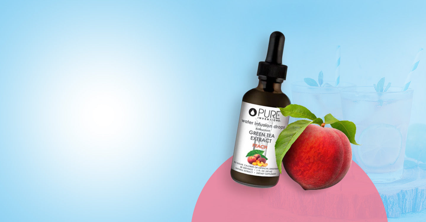 Peach & Raspberry Green Tea - 30 Serving – Pure Inventions
